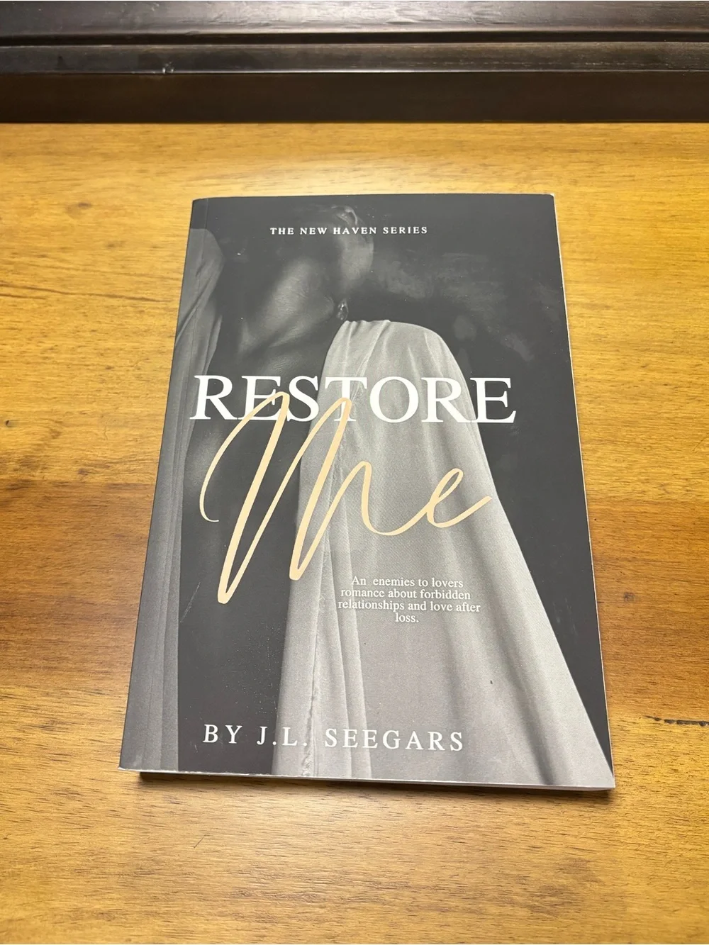 Restore Me by J.L. Seegars - Black & Cream Paperback